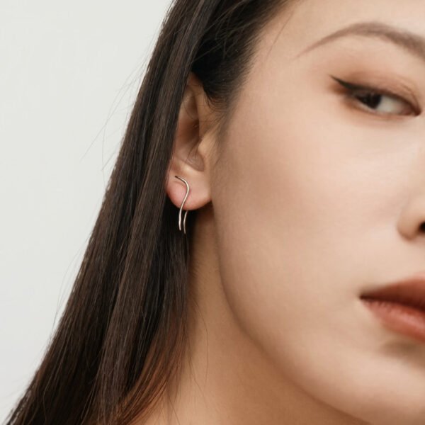 Midge Minimalist Line Earrings